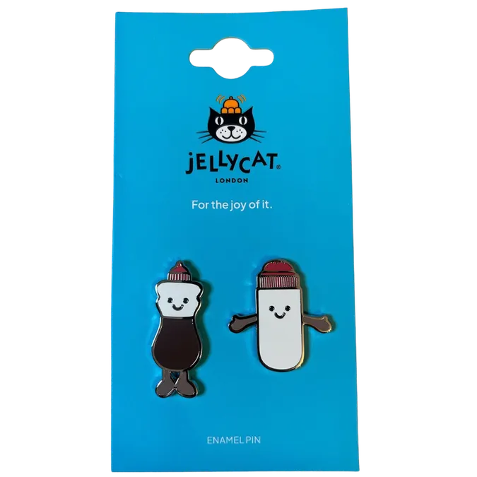 Vinny Vinegar and Salty Steve Pin Badge