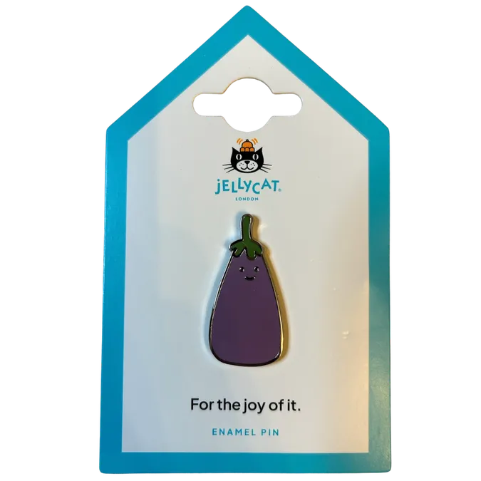Aubergine Pin Badge