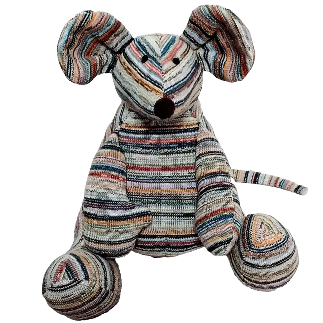 Jellycat X Muji Striped Mouse