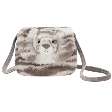 Sacha Snow Tiger Shoulder Bag