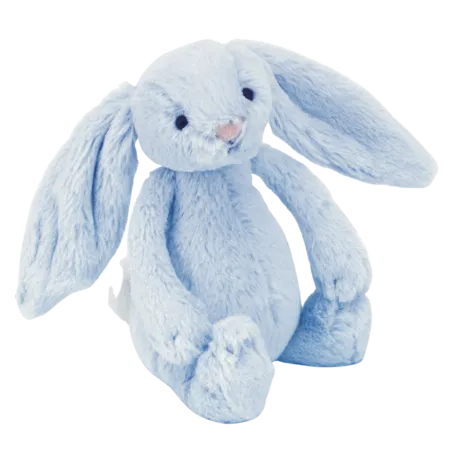 Bashful Blue Bunny Rattle