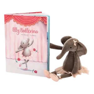 Elly Ballerina Book and Dancing Darcey Elephant
