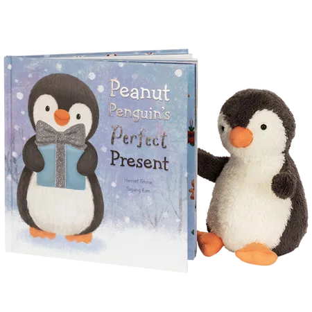 Peanut Penguin’s Perfect Present Book and Peanut Penguin Medium