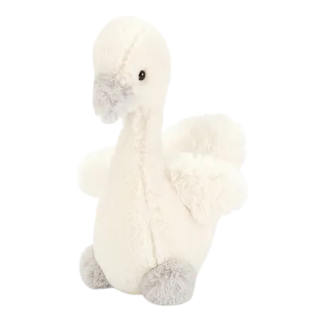 Syllabub Swan Rattle - Grey