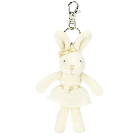 Tutu Lulu Cream Bunny Keyring