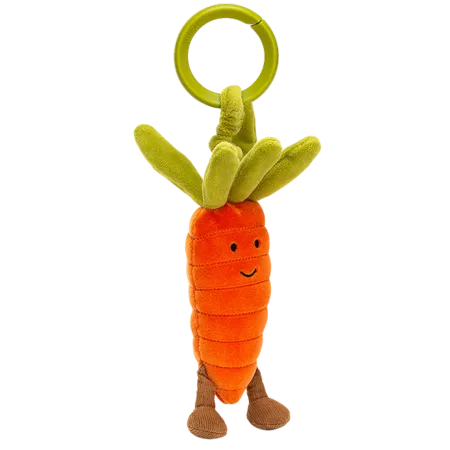 Vivacious Vegetables Carrot Jitter & Rattle