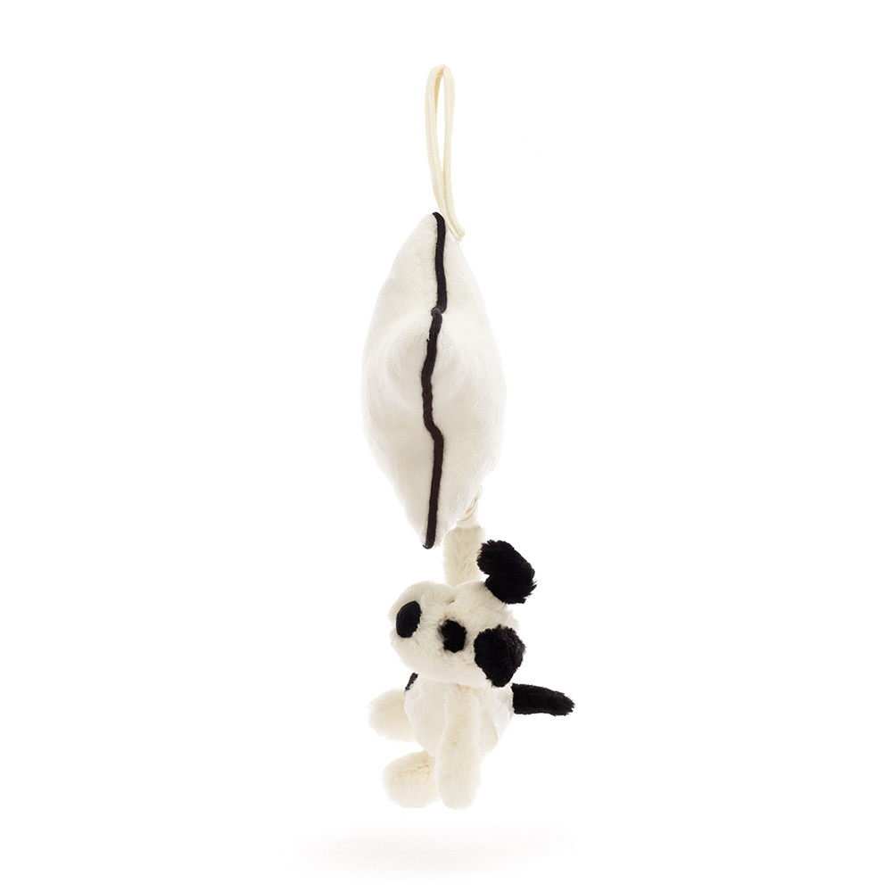Bashful Black & Cream Puppy Musical Pull — image 3