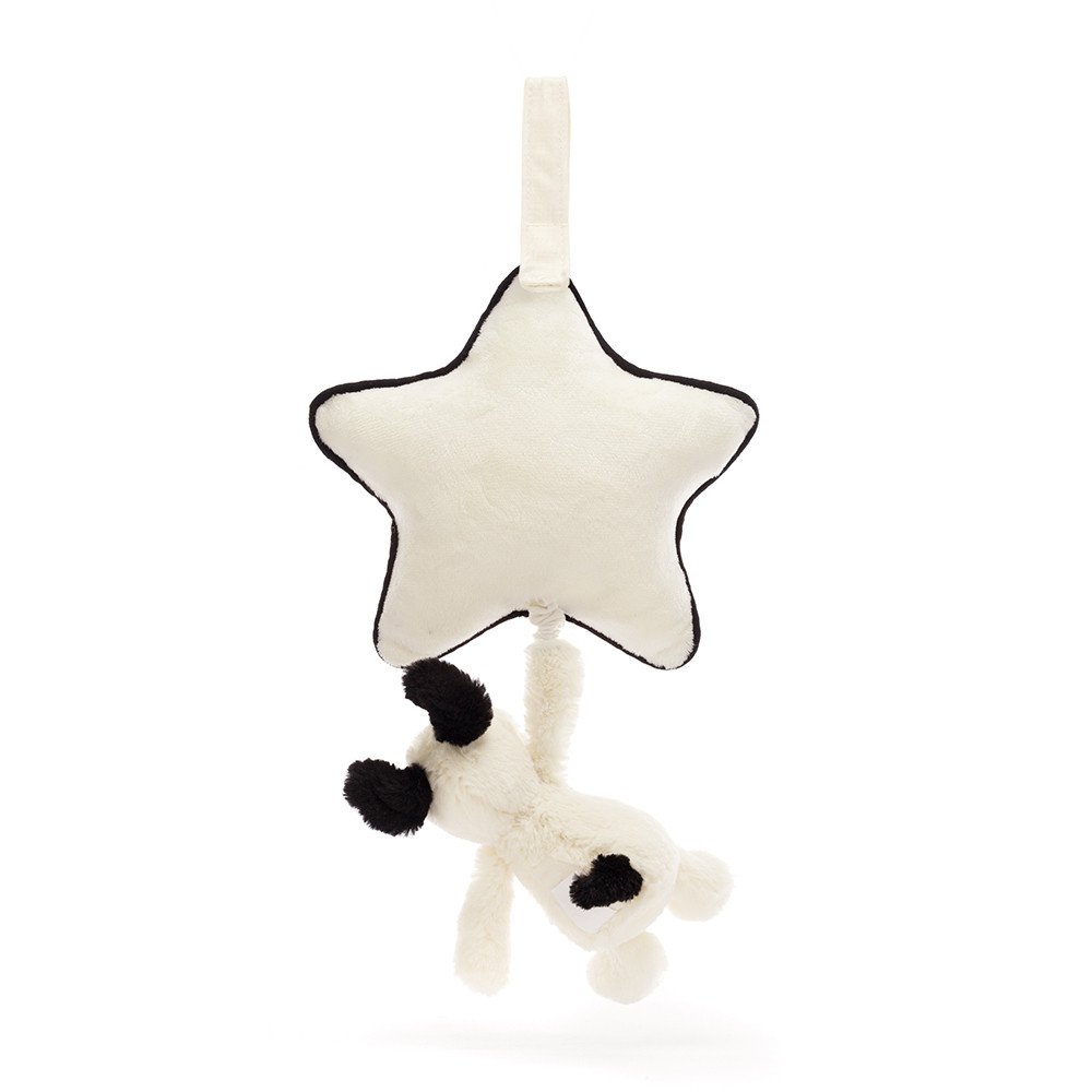 Bashful Black & Cream Puppy Musical Pull — image 4