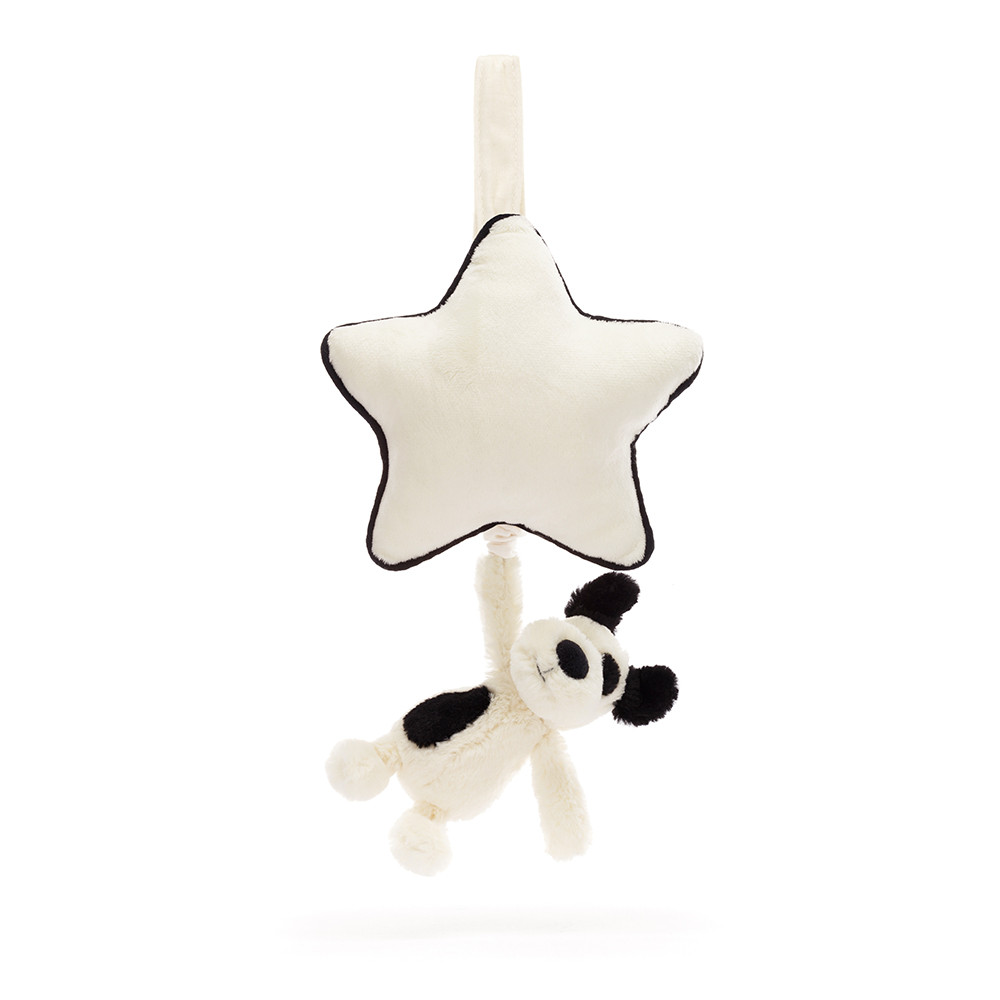Bashful Black & Cream Puppy Musical Pull — image 5