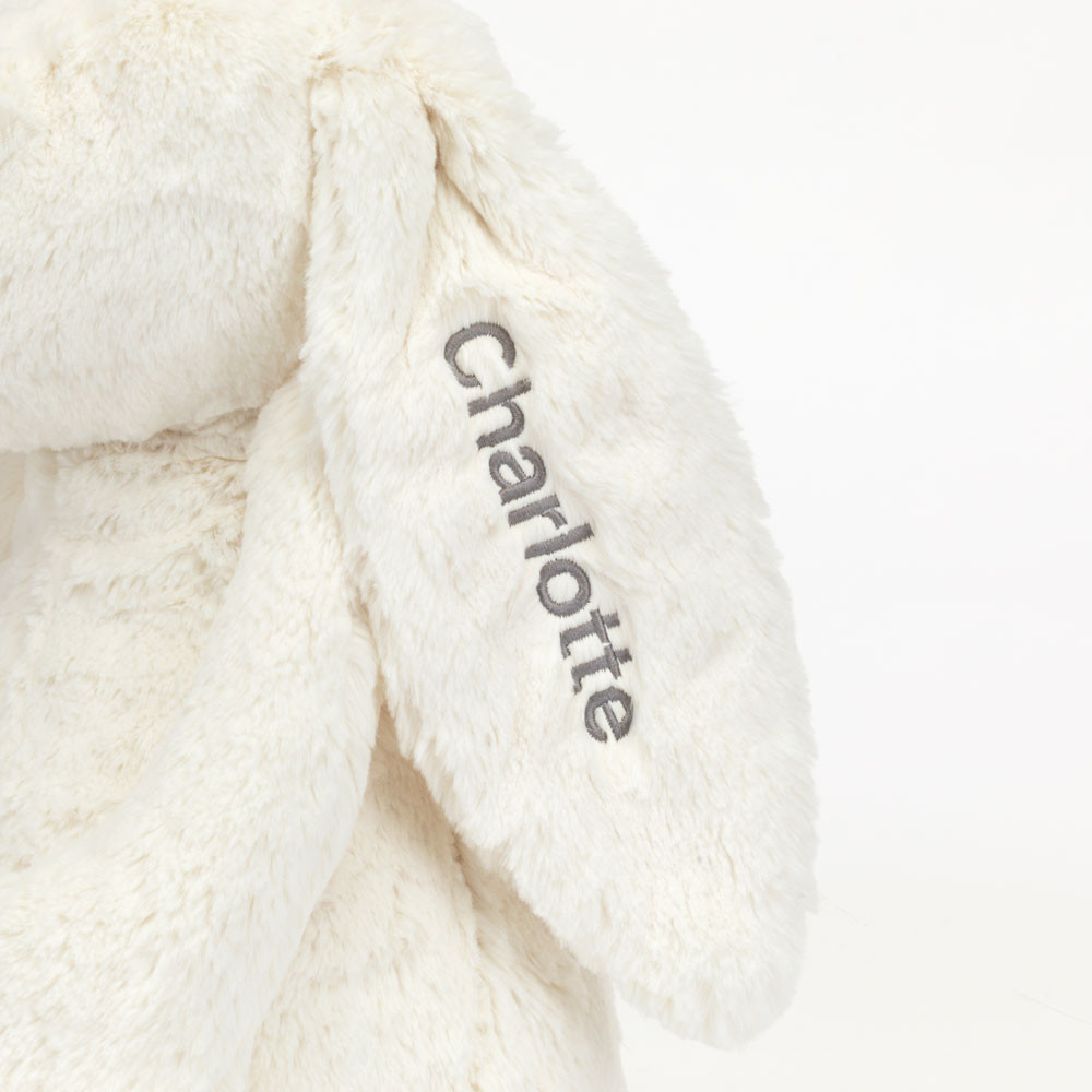 Personalized Bashful Cream Bunny Huge — image 3