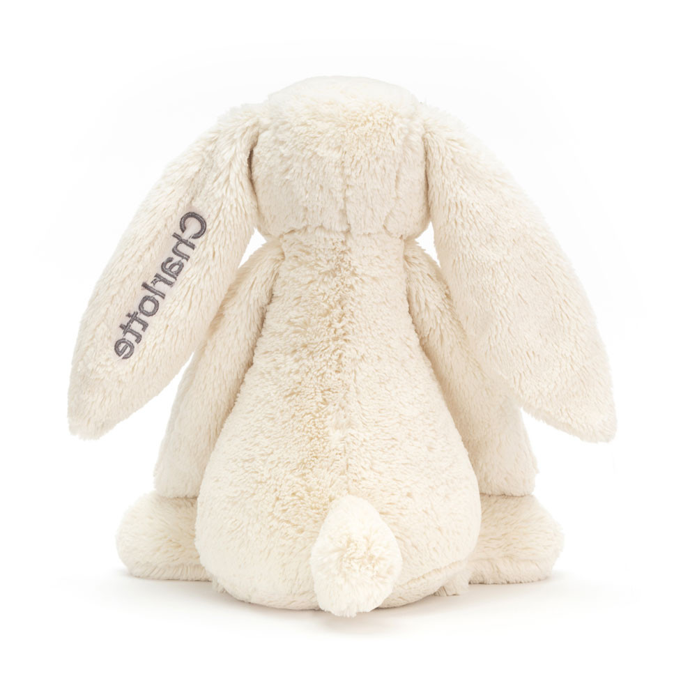 Personalized Bashful Cream Bunny Huge — image 4