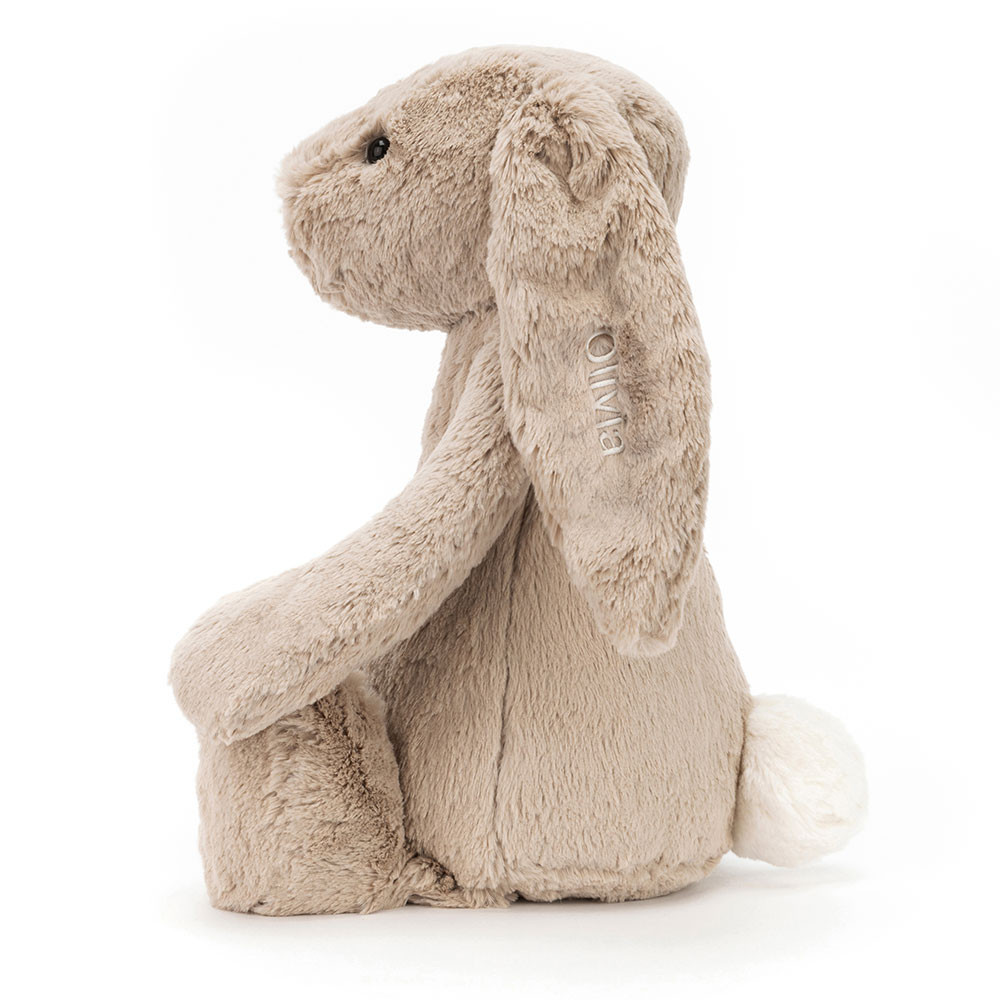 Personalized Bashful Beige Bunny Huge — image 3
