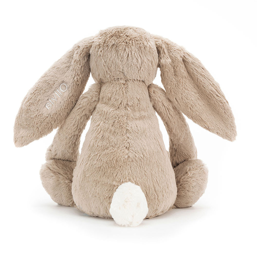 Personalized Bashful Beige Bunny Huge — image 4