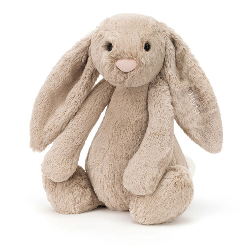 Personalized Bashful Beige Bunny Huge — image 5