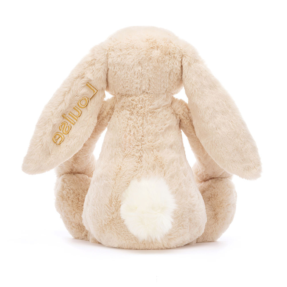 Personalized Bashful Luxe Bunny Willow Huge — image 4