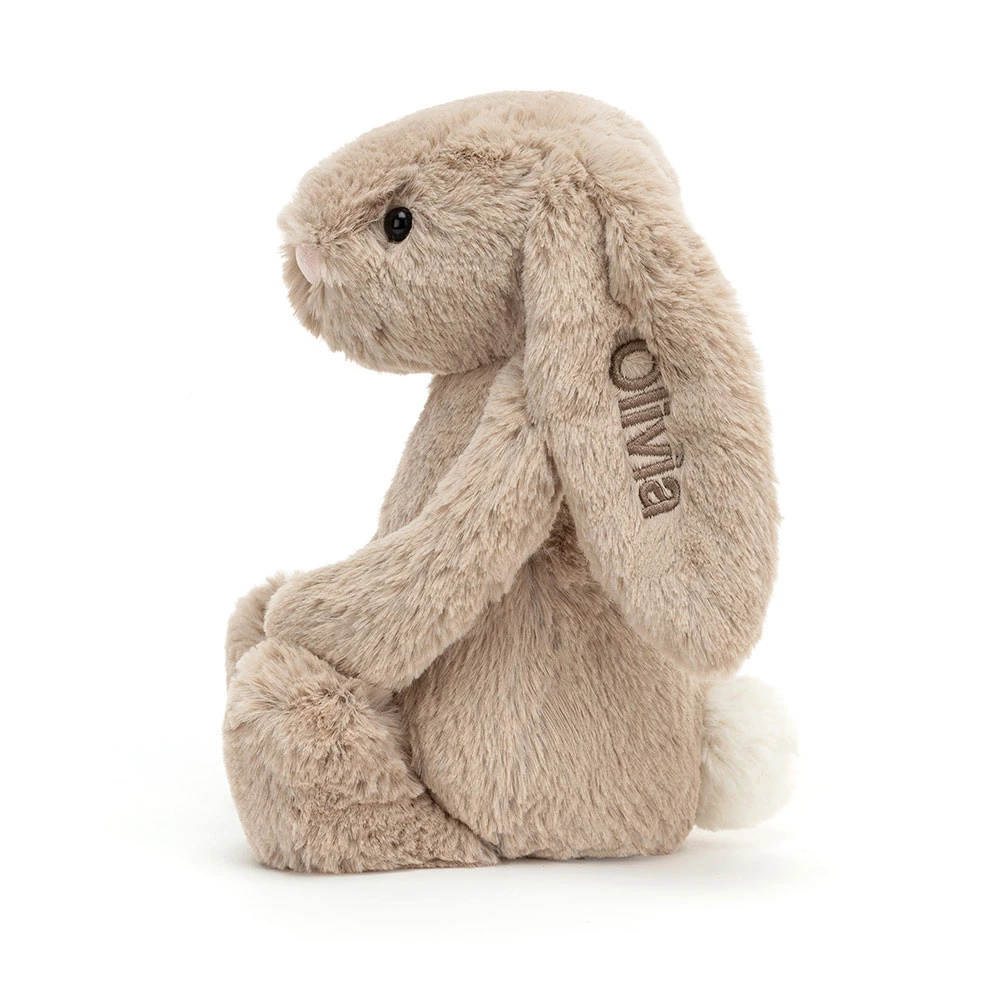 Personalized Bashful Beige Bunny Medium — image 3