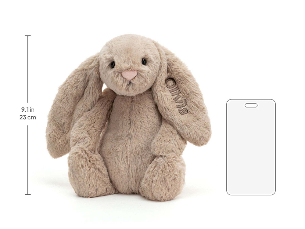 Personalized Bashful Beige Bunny Medium — image 7