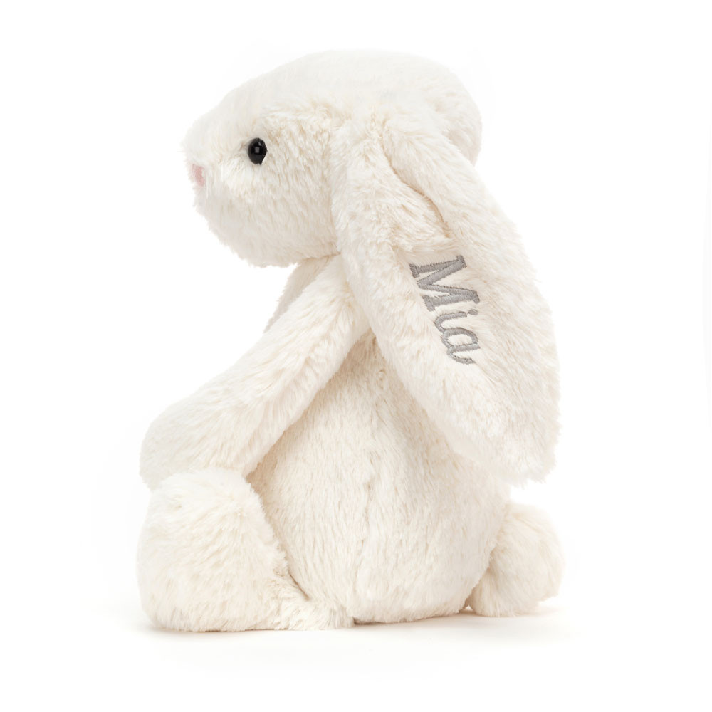 Personalized Bashful Cream Bunny Medium — image 2