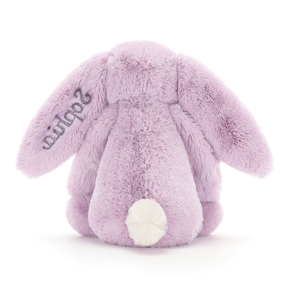 Personalized Bashful Lilac Bunny Medium — image 4