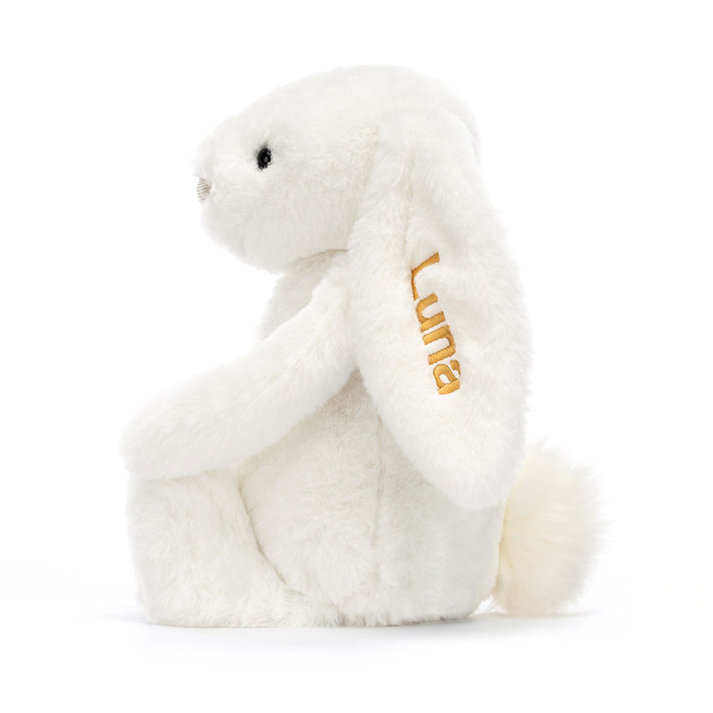 Personalized Bashful Luxe Bunny Luna Medium — image 2