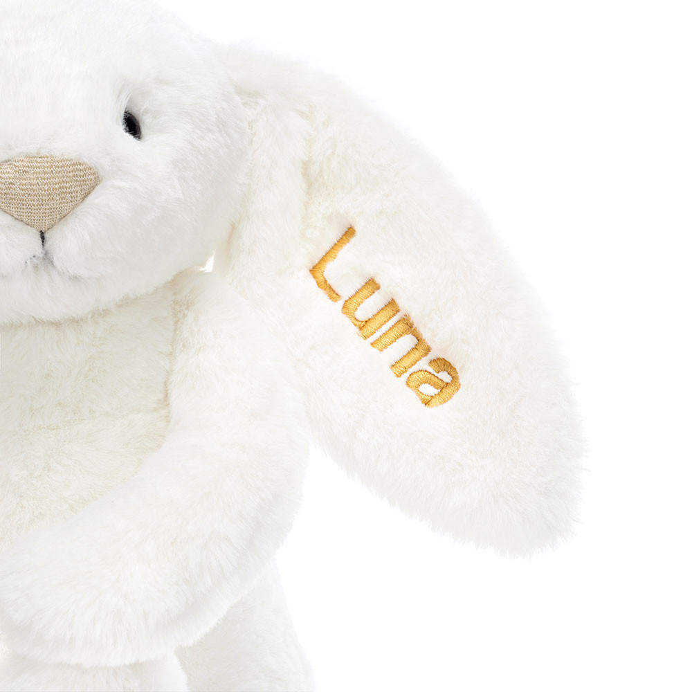 Personalized Bashful Luxe Bunny Luna Medium — image 3