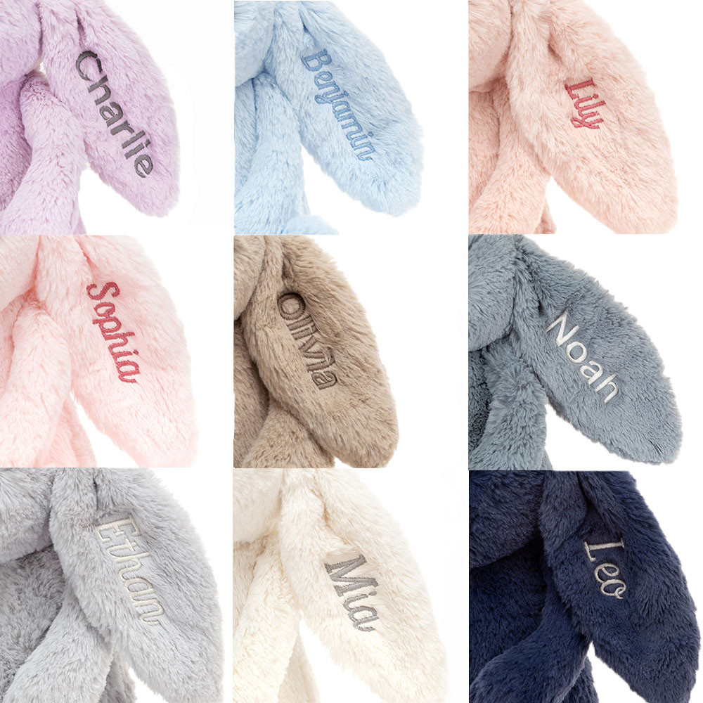 Personalized Bashful Luxe Bunny Luna Medium — image 5