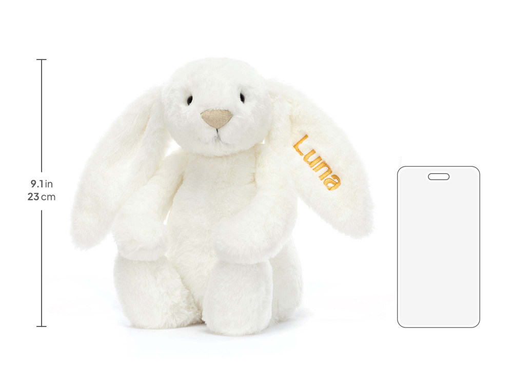 Personalized Bashful Luxe Bunny Luna Medium — image 6