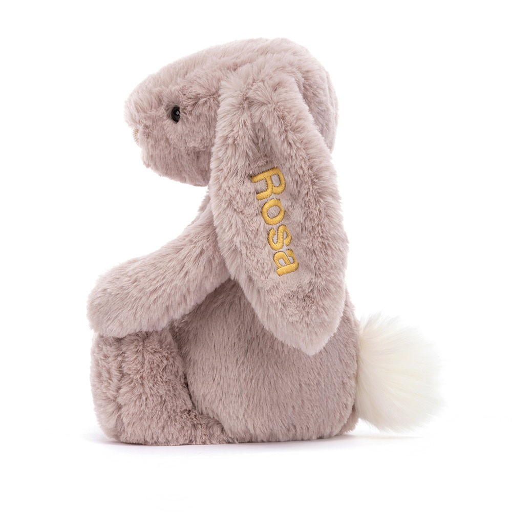 Personalized Bashful Luxe Bunny Rosa Medium — image 2