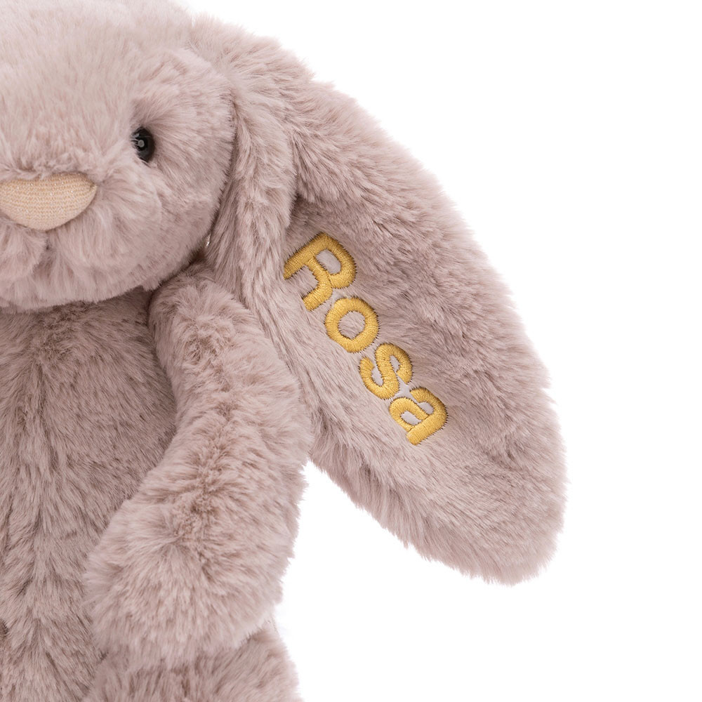 Personalized Bashful Luxe Bunny Rosa Medium — image 3