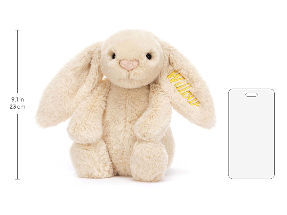 Personalized Bashful Luxe Bunny Willow Medium — image 6