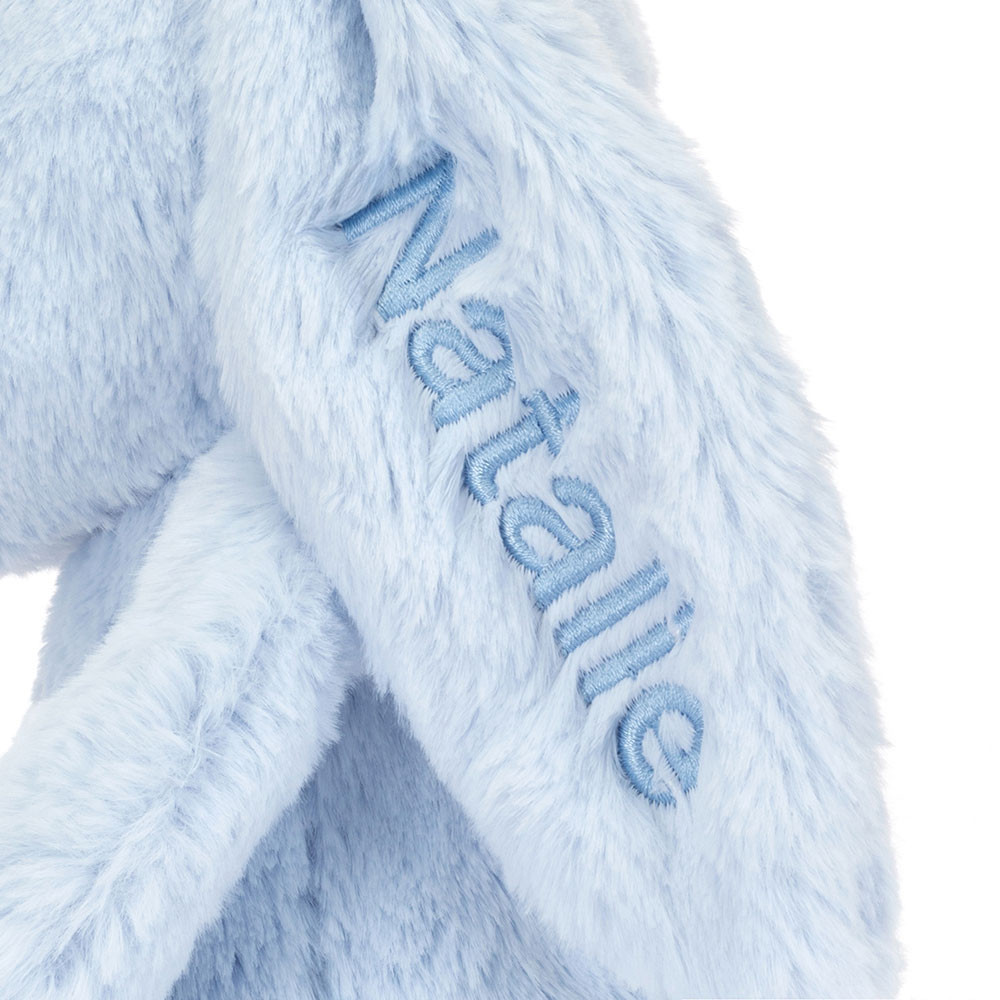 Personalized Bashful Blue Bunny Medium — image 3