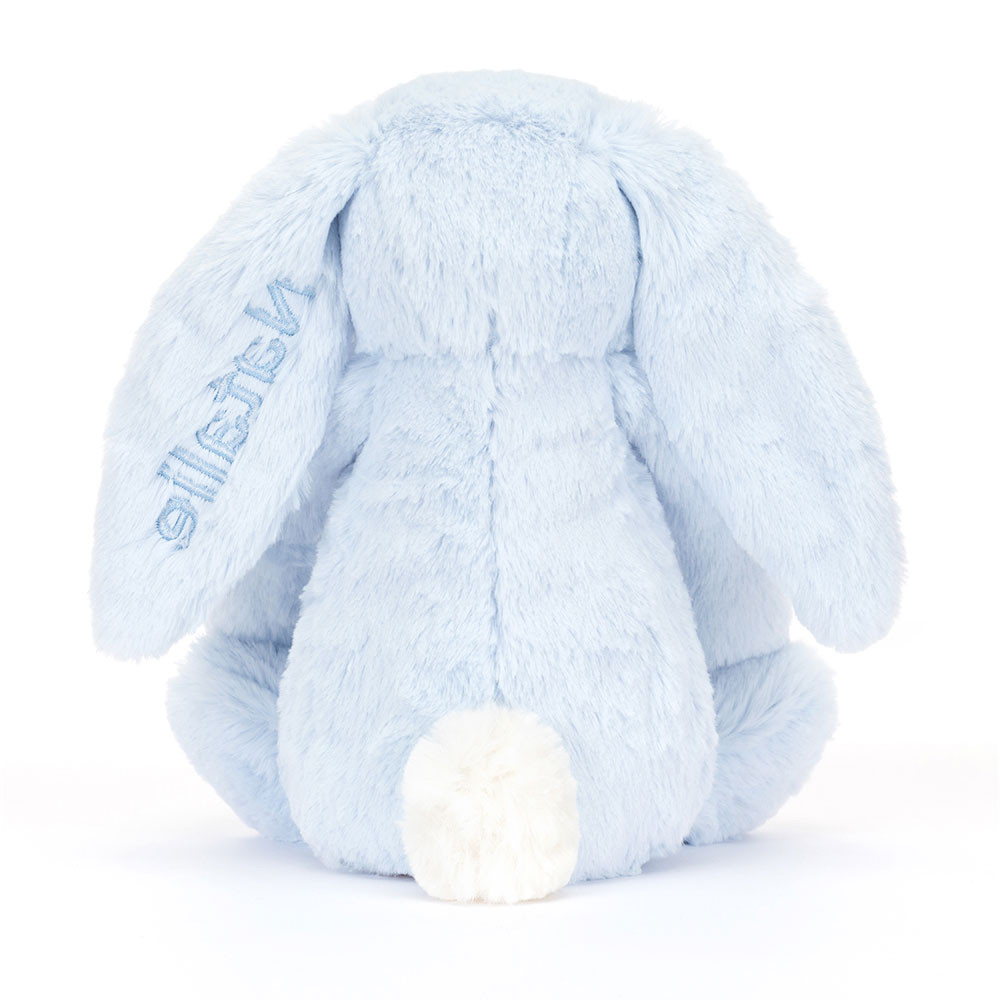 Personalized Bashful Blue Bunny Medium — image 4