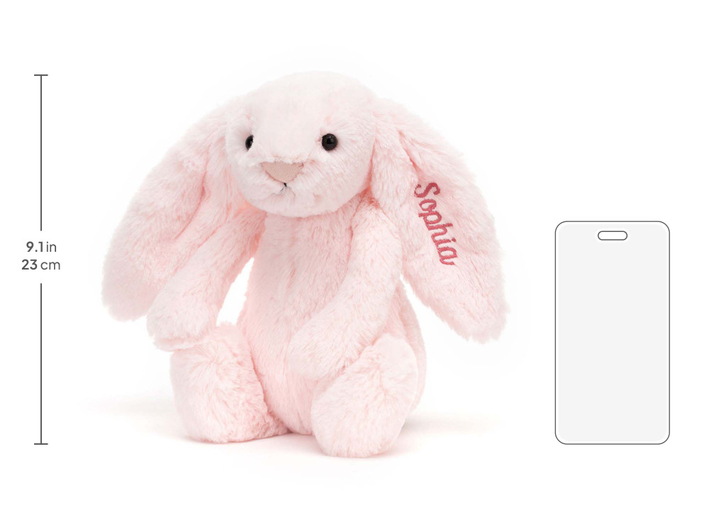 Personalized Bashful Pink Bunny Medium — image 5