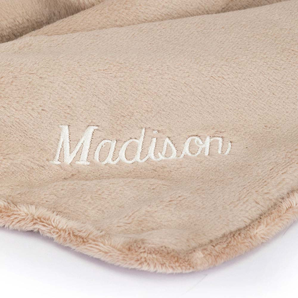 Personalized Bashful Beige Bunny Blankie — image 2
