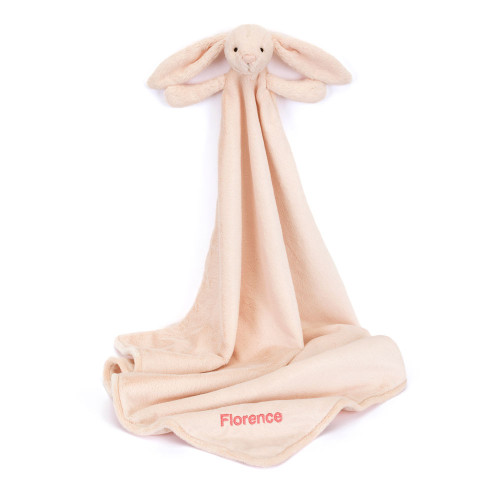 Personalized Bashful Blush Bunny Blankie — image 5