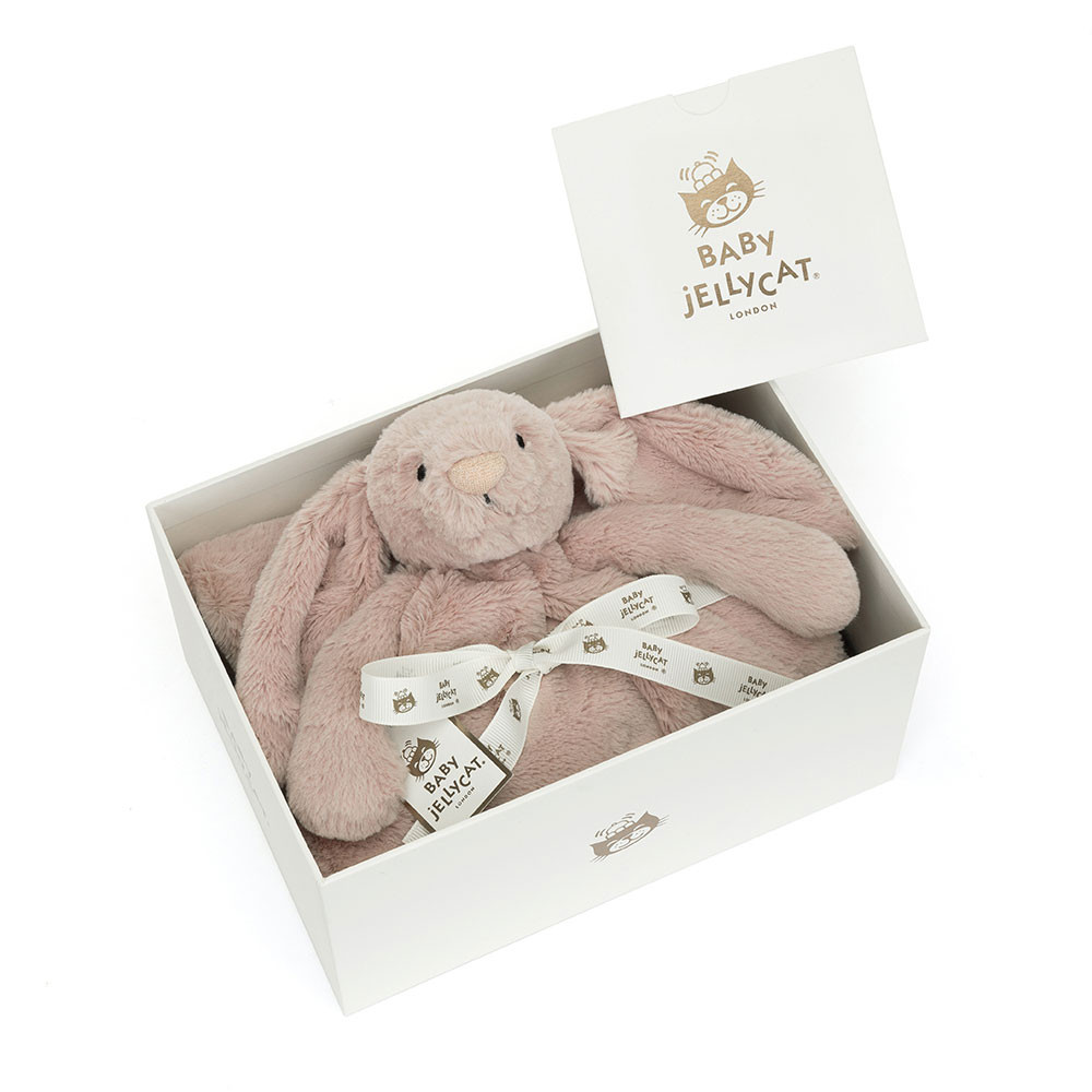 Personalized Bashful Luxe Bunny Rosa Blankie — image 5