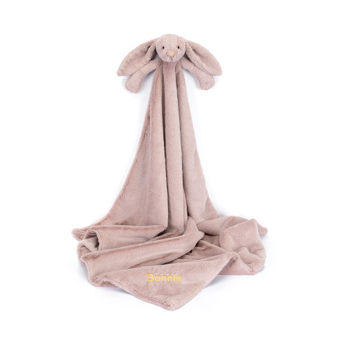 Personalized Bashful Luxe Bunny Rosa Blankie — image 6