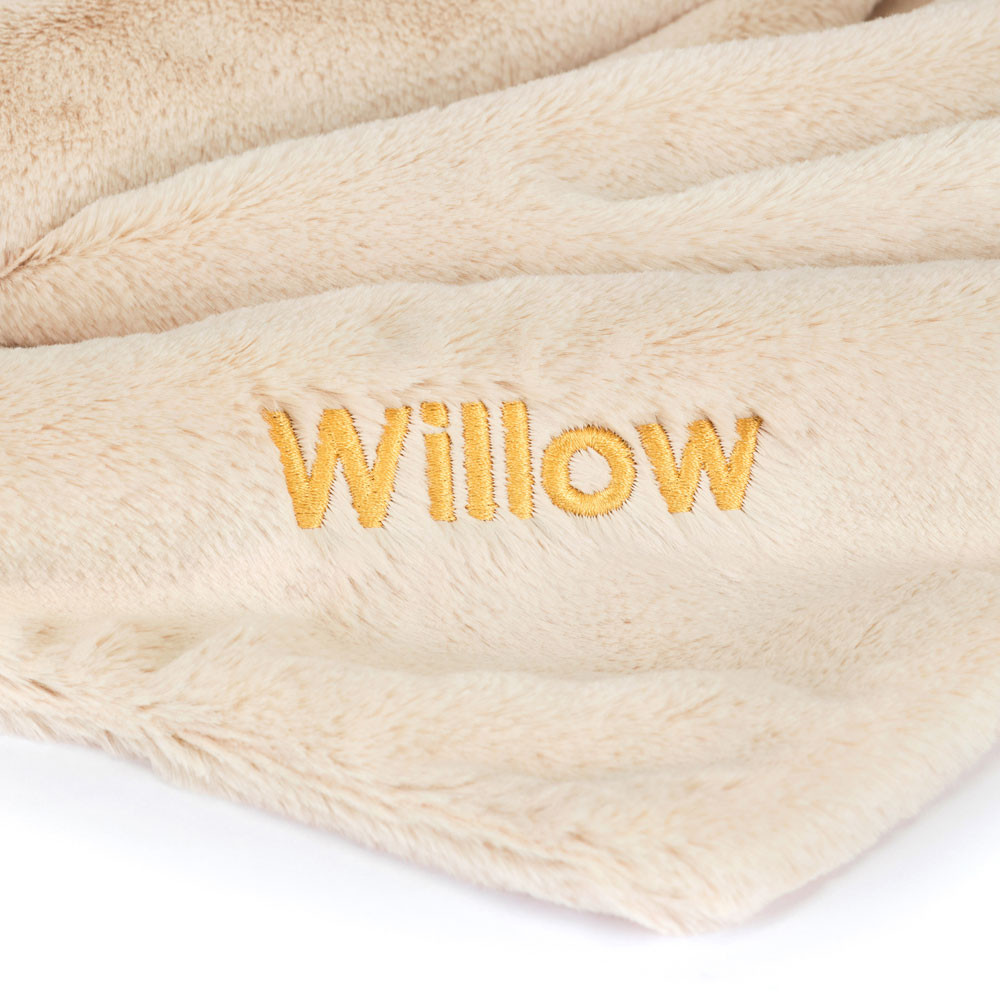 Personalized Bashful Luxe Bunny Willow Blankie — image 2