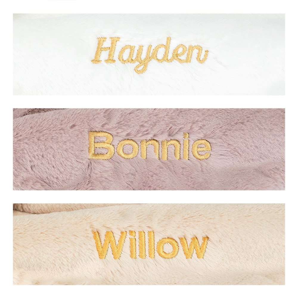 Personalized Bashful Luxe Bunny Willow Blankie — image 4