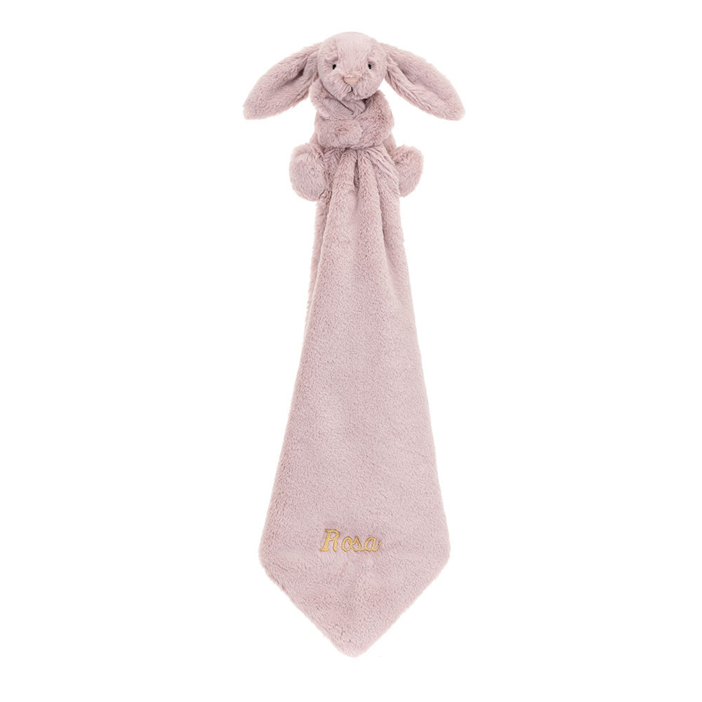 Personalized Bashful Luxe Bunny Rosa Soother — image 3