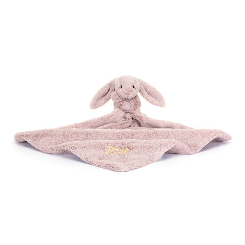 Personalized Bashful Luxe Bunny Rosa Soother — image 6