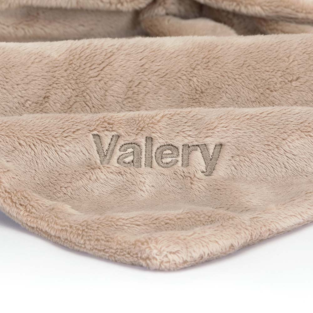 Personalized Bashful Beige Bunny Soother — image 4
