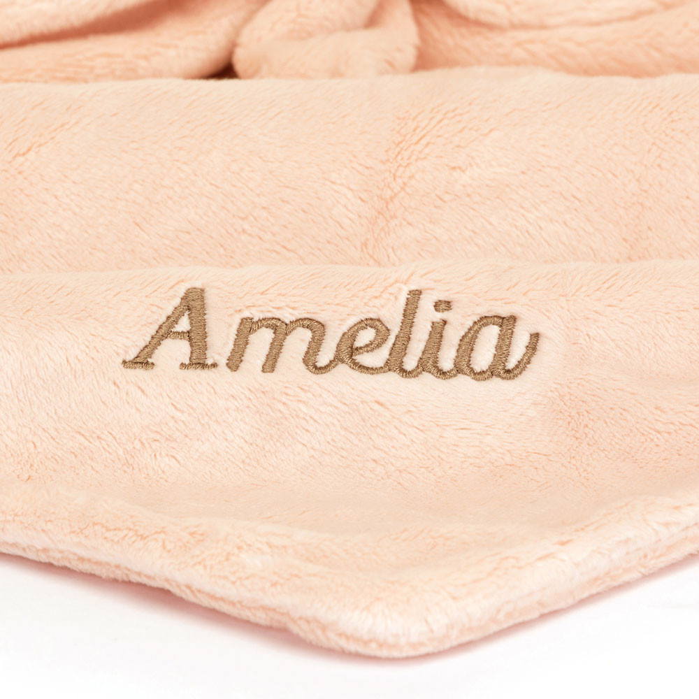 Personalized Bashful Blush Bunny Soother — image 2