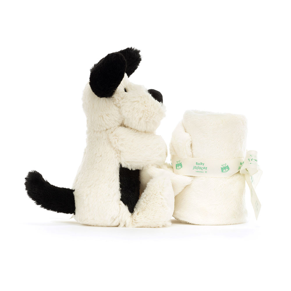Bashful Black & Cream Puppy Soother — image 2