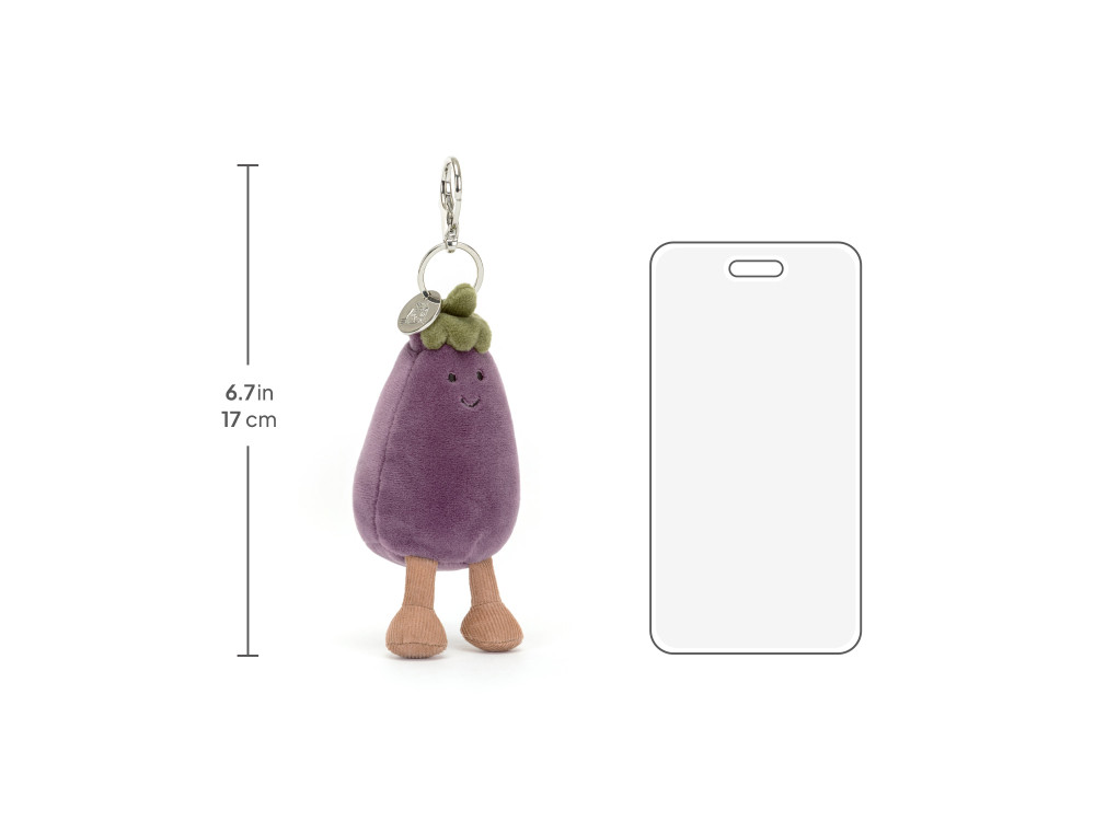Amuseables Eggplant Bag Charm — image 4