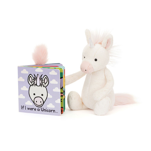 If I Were a Unicorn Board Book & Bashful Unicorn Medium — image 5