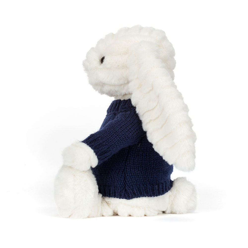 Bashful Luxe Bunny Nimbus with Personalized Navy Jumper — image 3