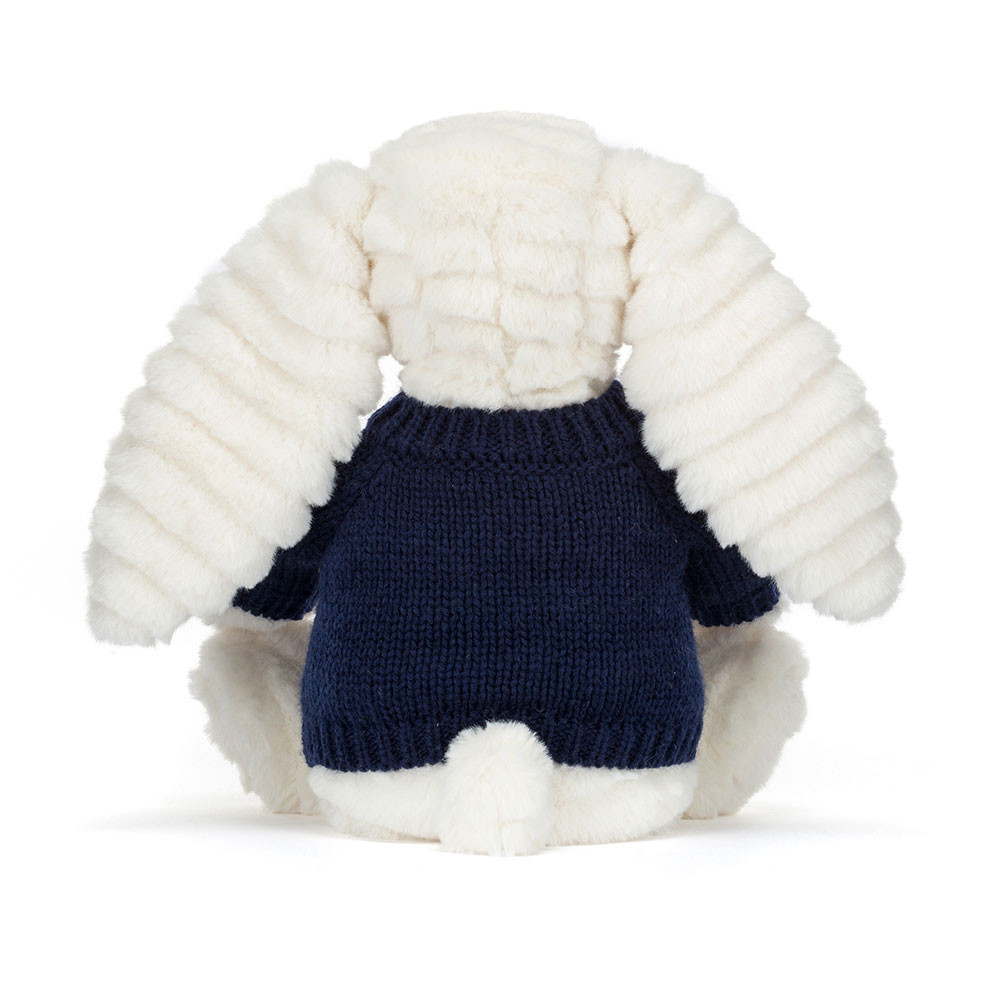Bashful Luxe Bunny Nimbus with Personalized Navy Jumper — image 4