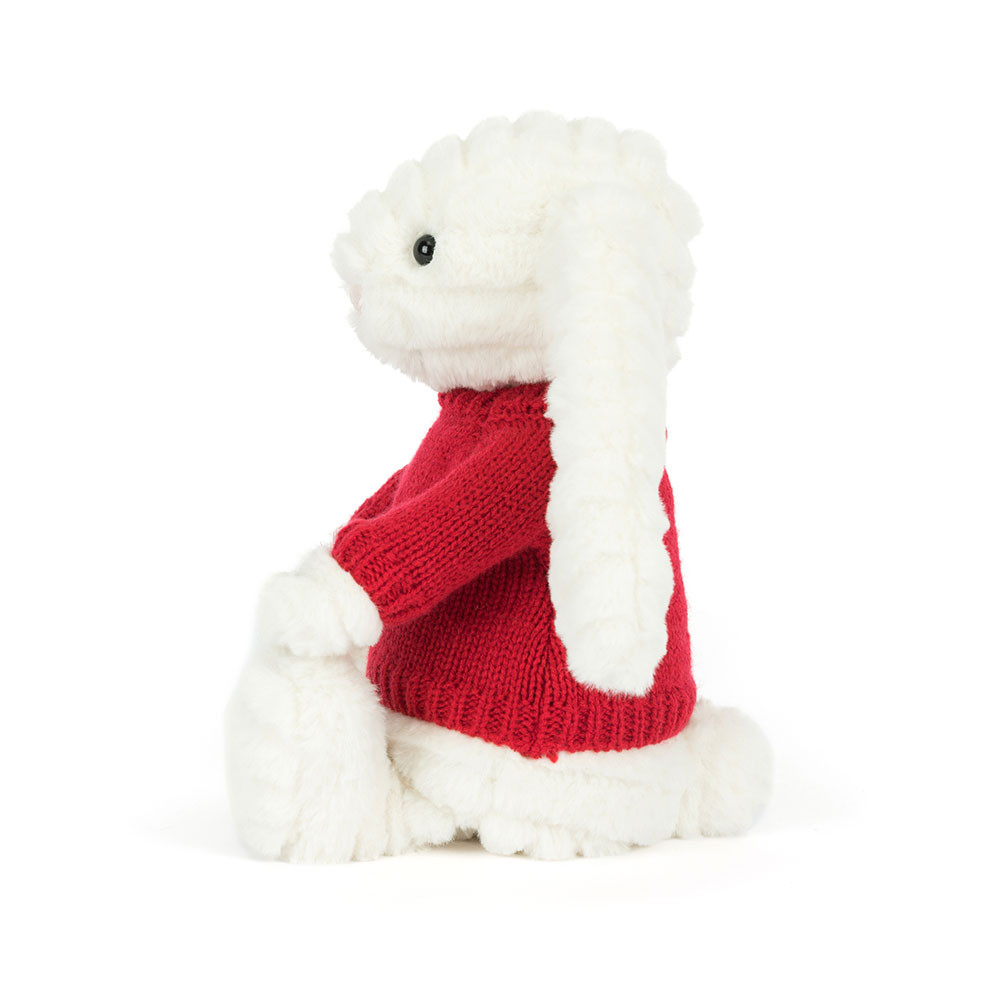 Bashful Luxe Bunny Nimbus with Personalized Red Jumper — image 3