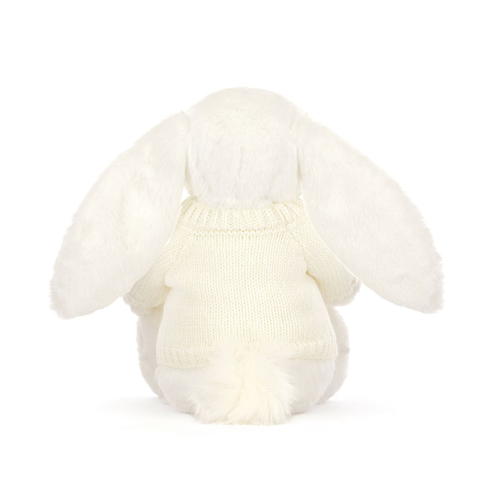 Bashful Luxe Bunny Luna with Personalized Cream Jumper — image 4